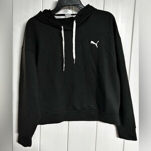 Puma Women's Black Pullover Hoodie